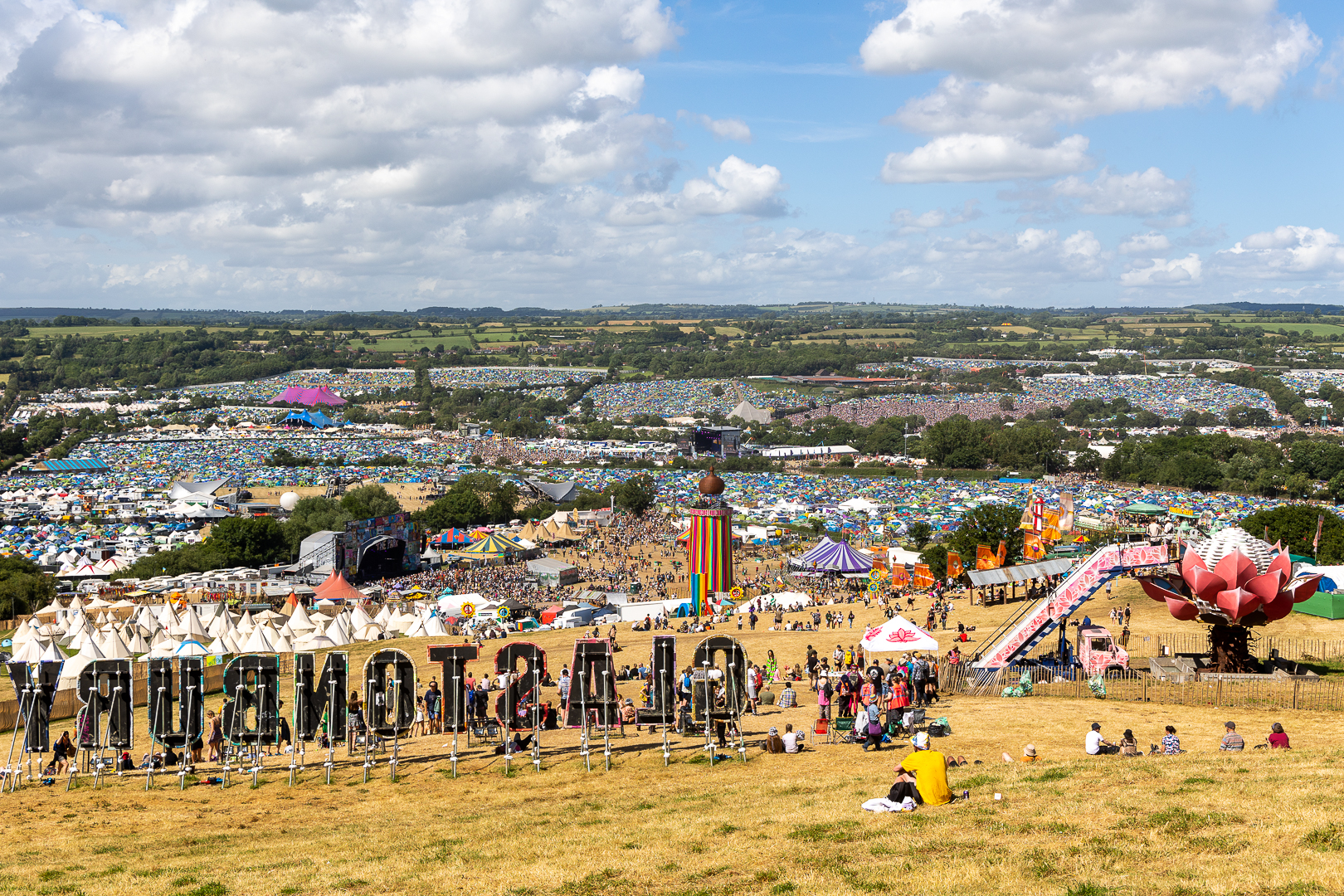 Glastonbury Festival mood