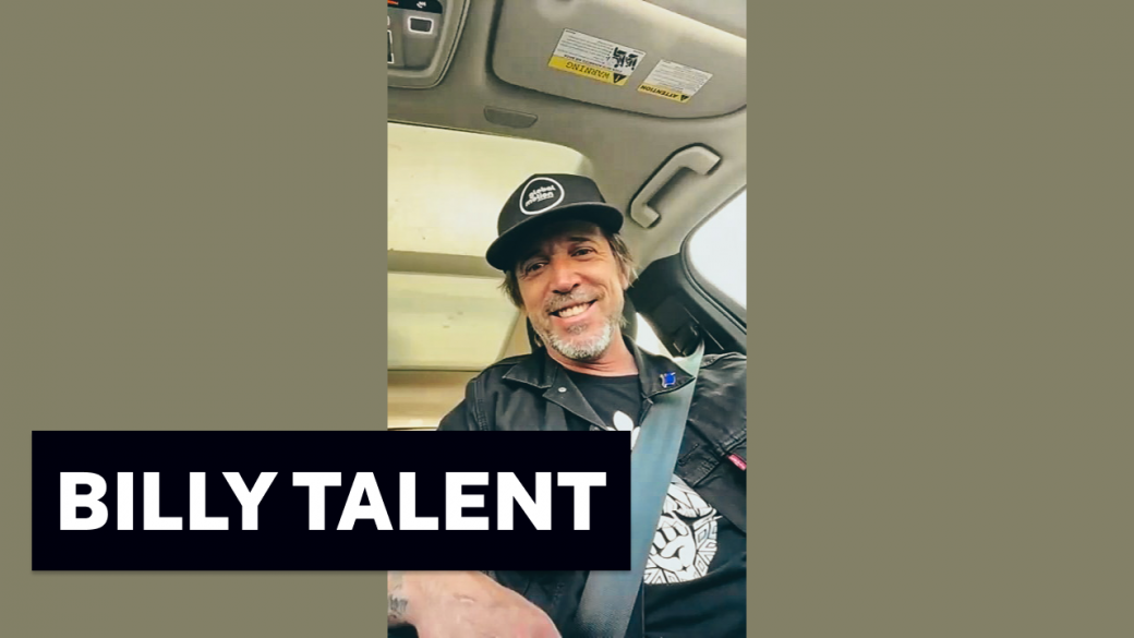 Ben from Billy Talent shares appreciation for life, band's backstage rider & hobbies